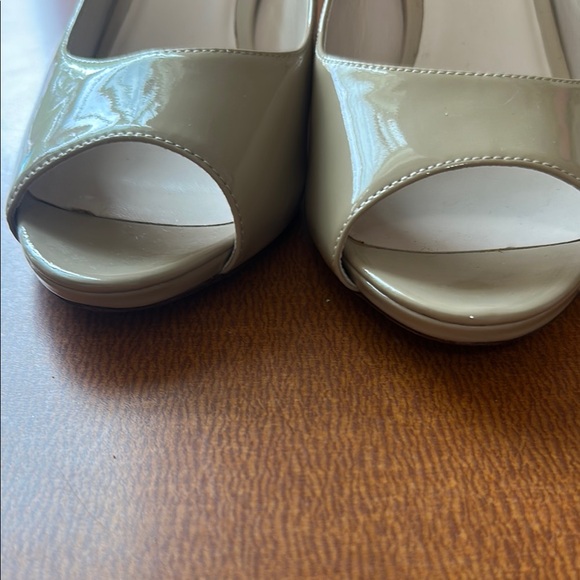 Cole Haan Women's Peep Toe Heels - Beige - Picture 11 of 11